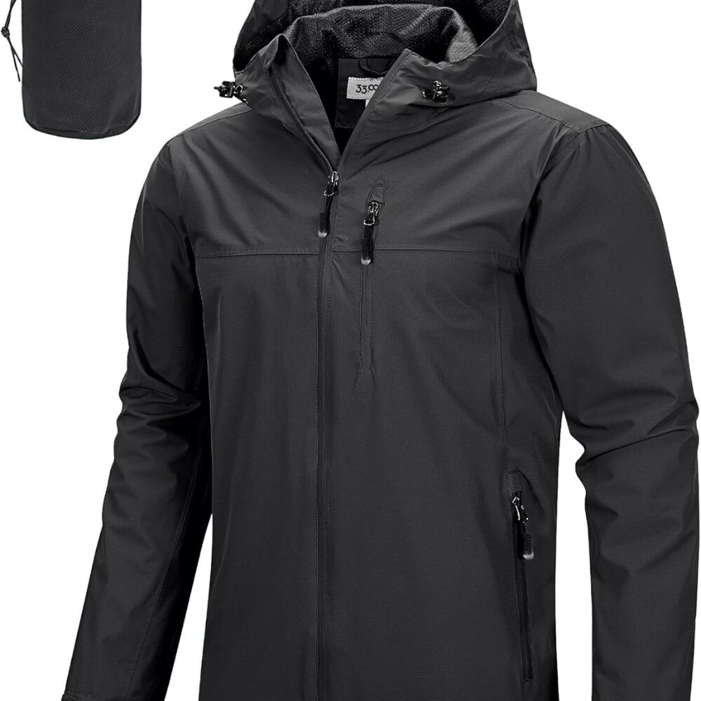 Versatile Packable Rain Jacket For Men - Lightwei… - image 1